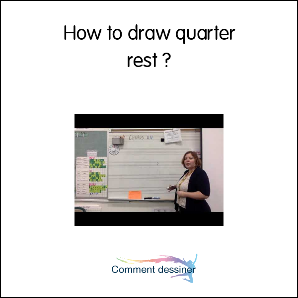 How to draw quarter rest